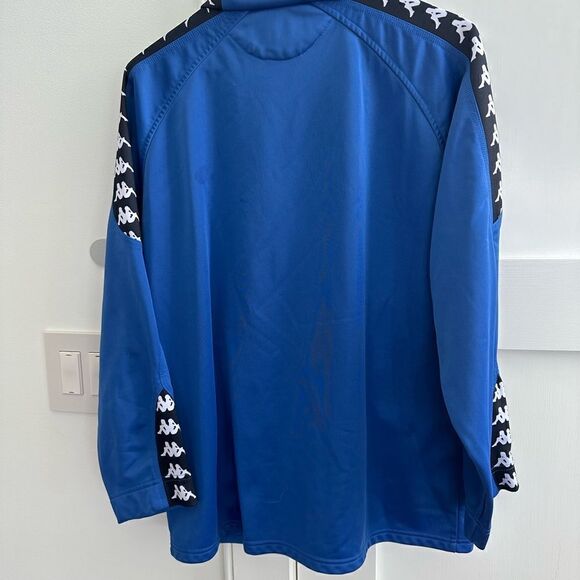 KAPPA royal blue zip jacket with black and white logo. Size large - Picture 13 of 13